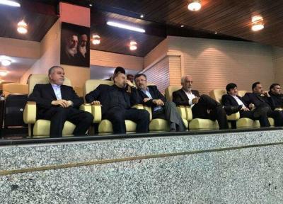 حضور وزیر ورزش، صالحی امیری و معاونین در آخرین تمرین تیم ملی والیبال